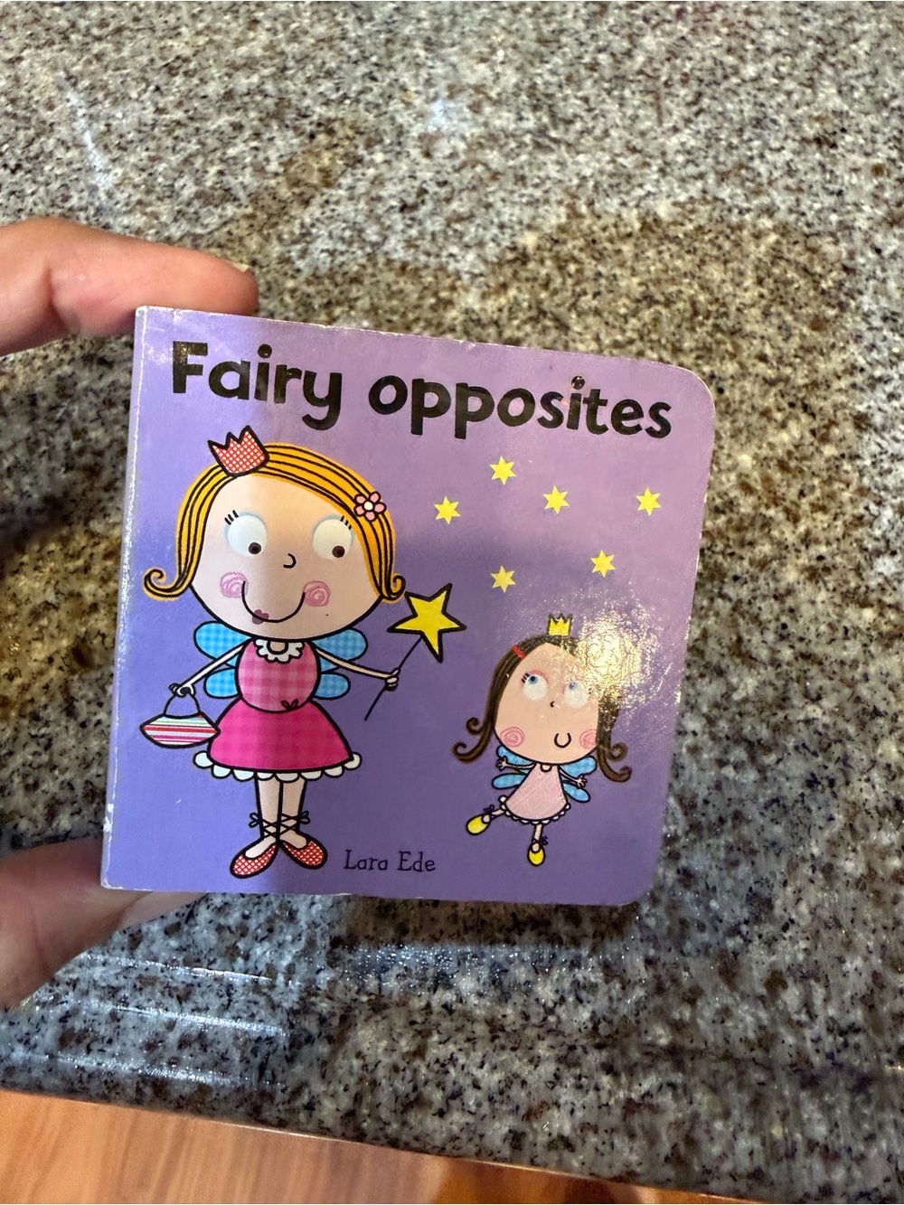 Fairy Opposites Board Book - Purple mini book